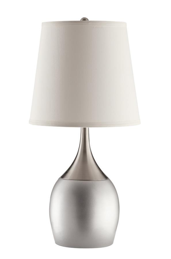 Tenya - Empire Shade Table Lamps (Set of 2) - Pearl Silver