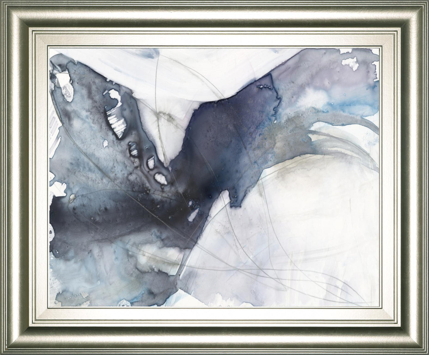 Agate Wave I By Jennifer Goldberger 22x26 - Blue