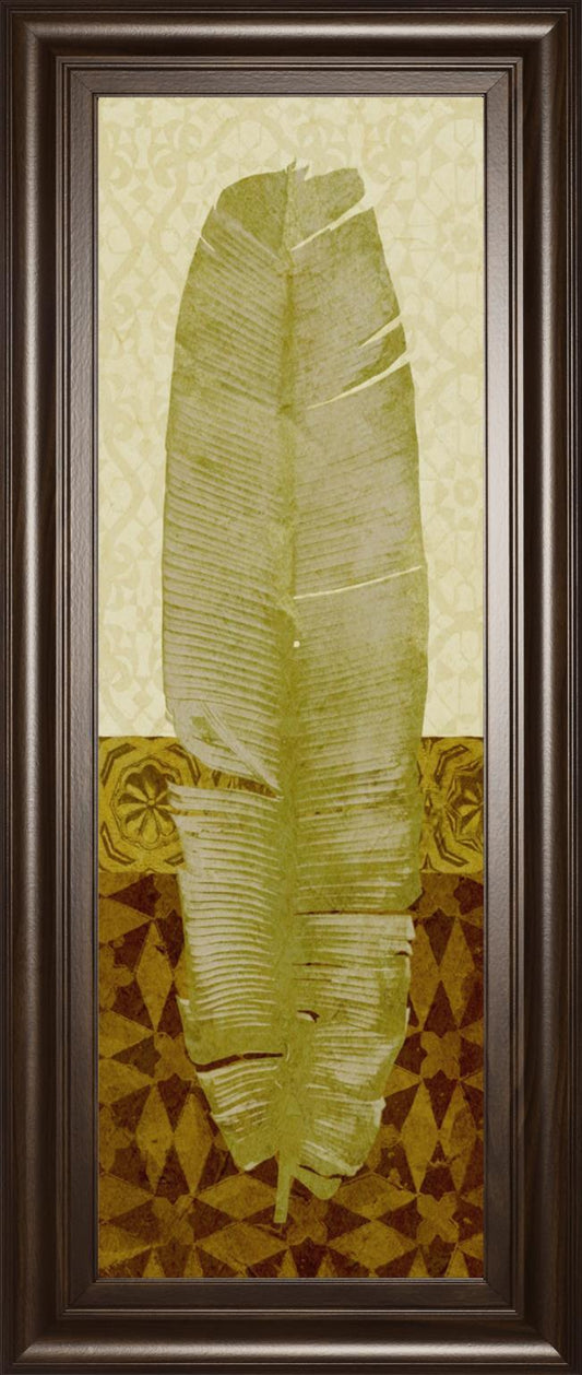 Tropical Frond I By Alonzo Saunders 18x42 - Green