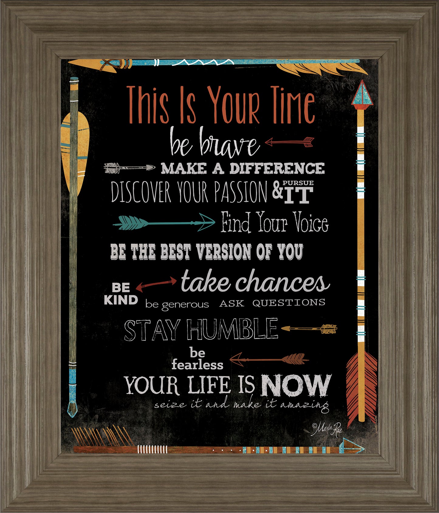 This Is Your Time By Marla Rae - Framed Print Wall Art