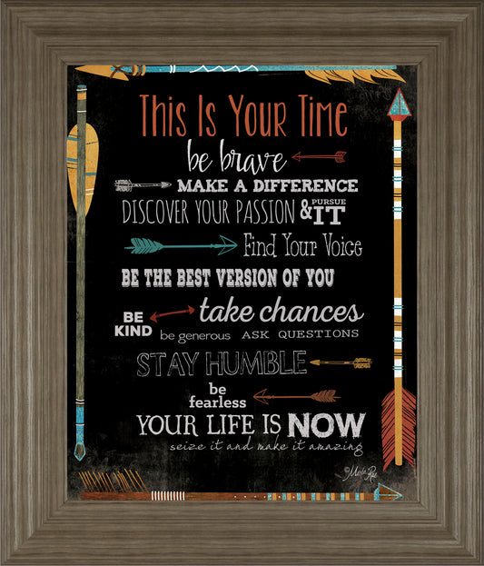 This Is Your Time By Marla Rae - Framed Print Wall Art