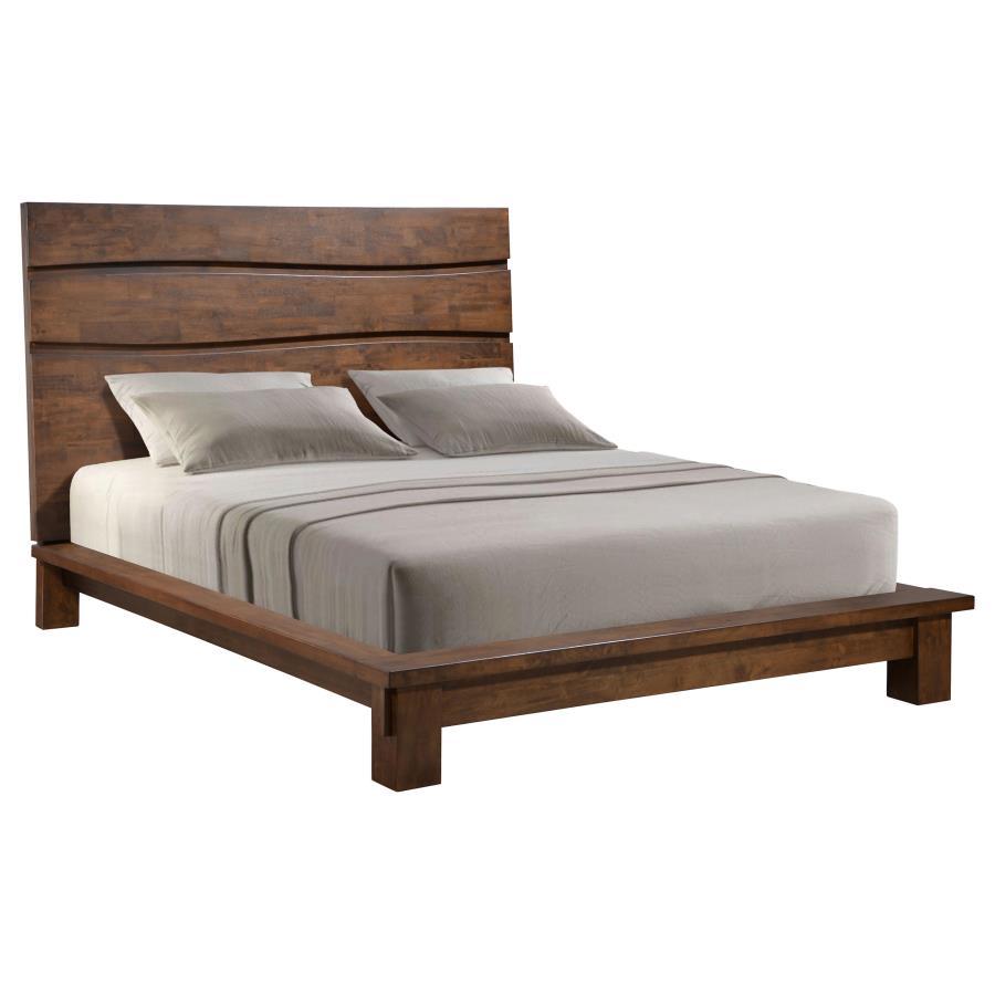 Genevieve - Queen Bed - Brown