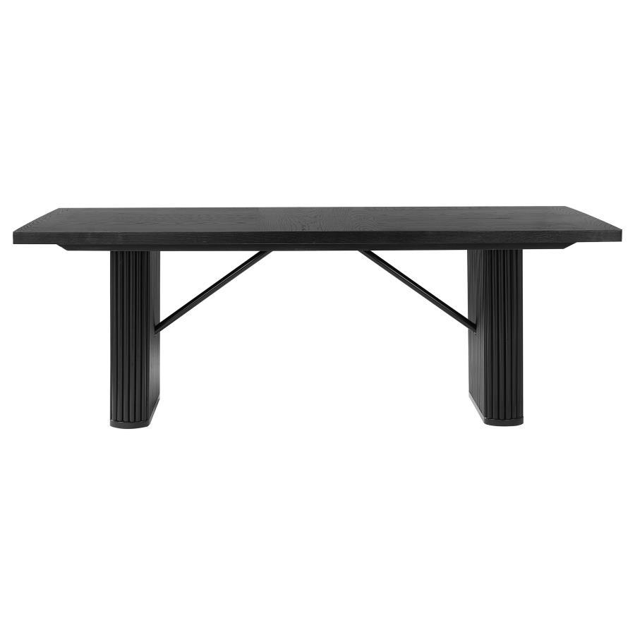 Dining Table 5 Piece Set - Black