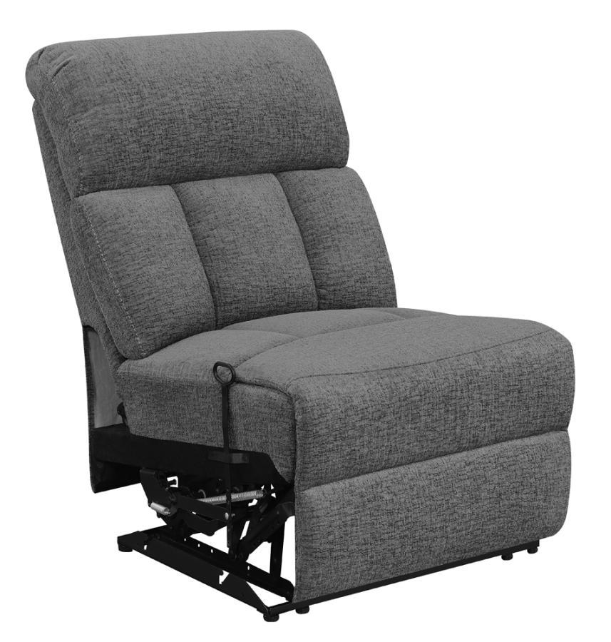 Bahrain - Armless Power Recliner - Gray