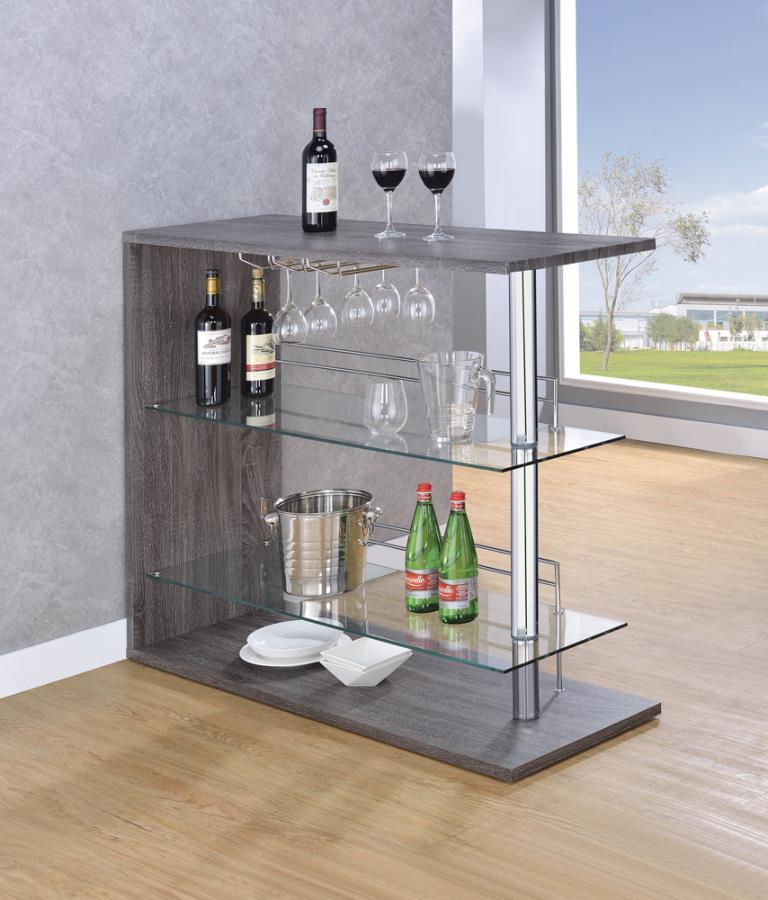 Coaster - Rectangular 2-shelf Bar Unit