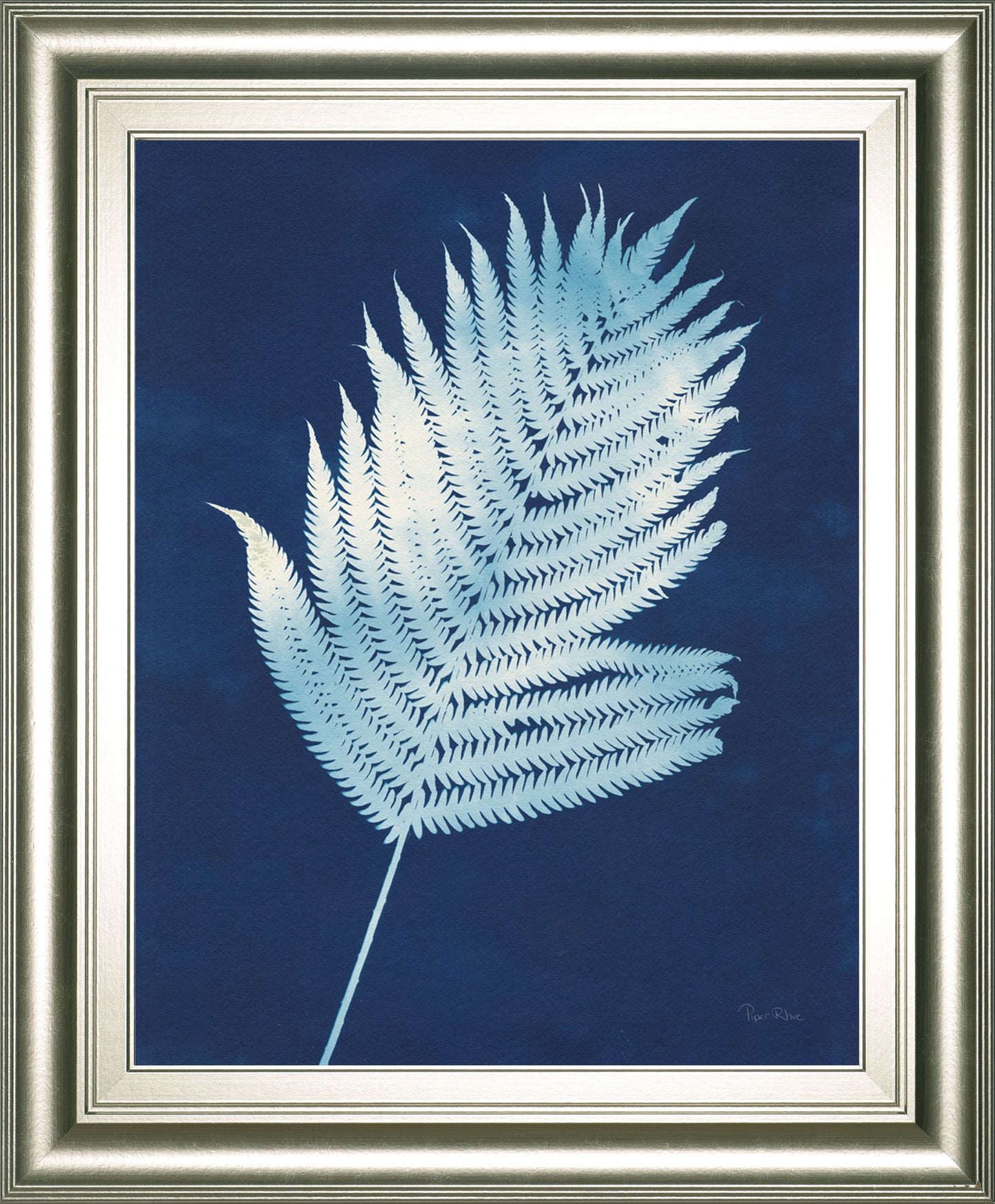 Nature By The Lake Ferns III By Piper Rhue - Framed Print Wall Art
