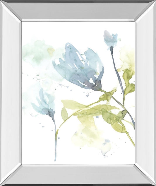 Cerulean Splash I By Jennifer Goldberger - Light Blue