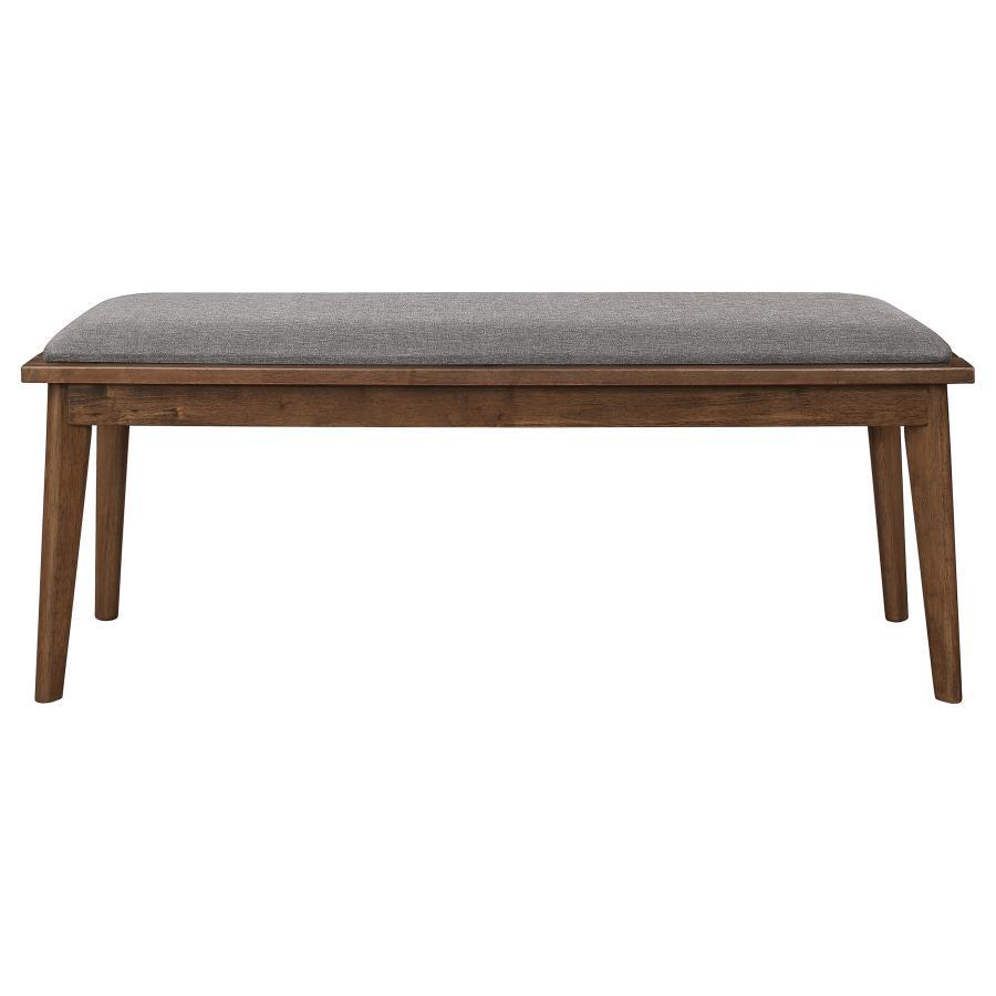 Alfredo - Upholstered Bench - Gray