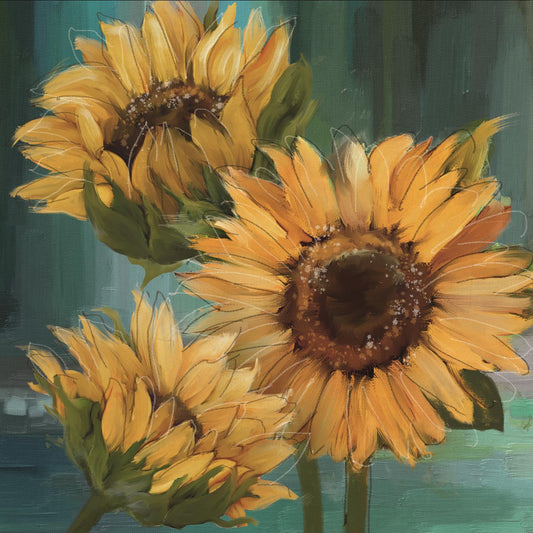 Small - Sunflower I By Conrad Knutsen