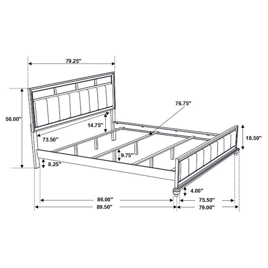 Barzini - Upholstered Bed