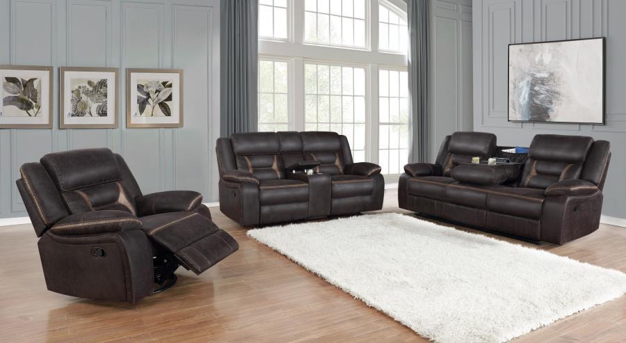 Greer - 3 Piece Living Room Set - Brown