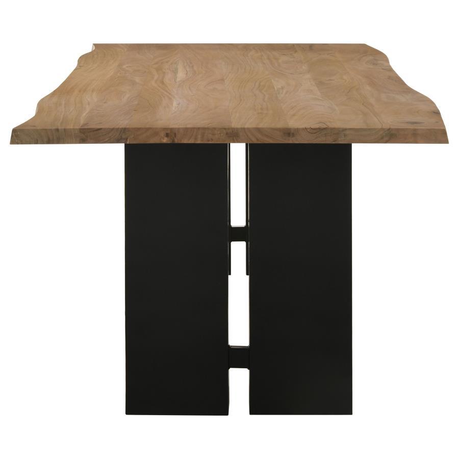 Dining Table - Natural Acacia / Black