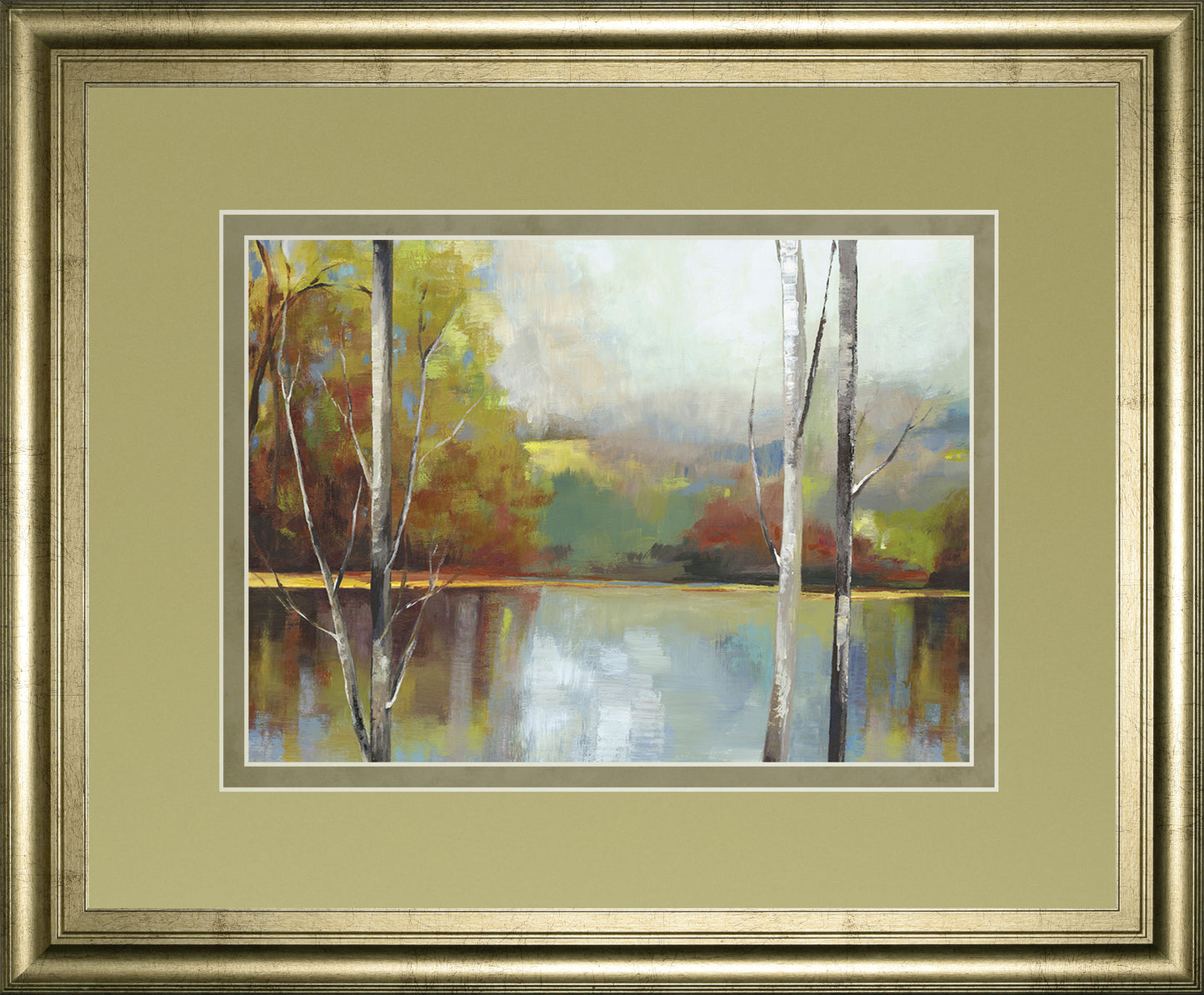 Still Water By Trent Thompson - Framed Print Wall Art - Dark Brown