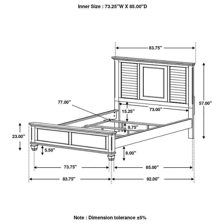 Franco - Panel Bed