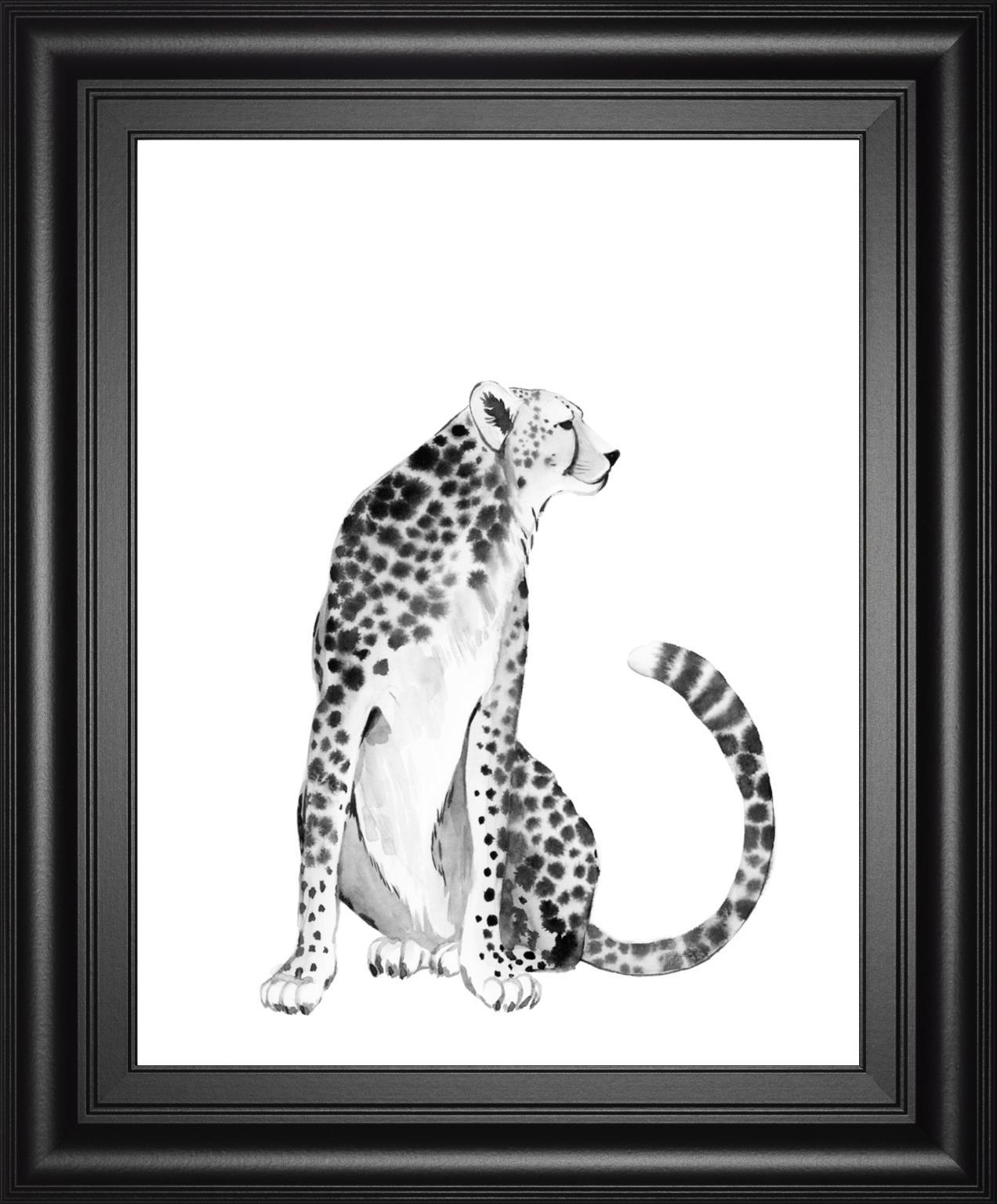 Chrome Cheetah I By Grace Popp 22x26 - Dark Gray