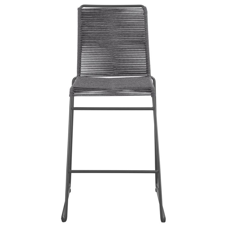 Kai - Woven Bar Stool (Set of 2) - Gray