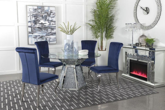 Quinn - 5 Piece Dining Room Set - Blue