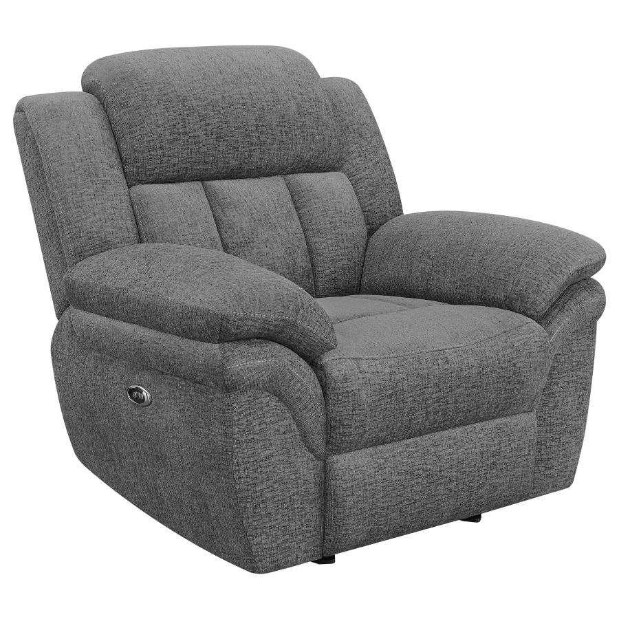 Bahrain - Upholstered Power Glider Recliner - Gray