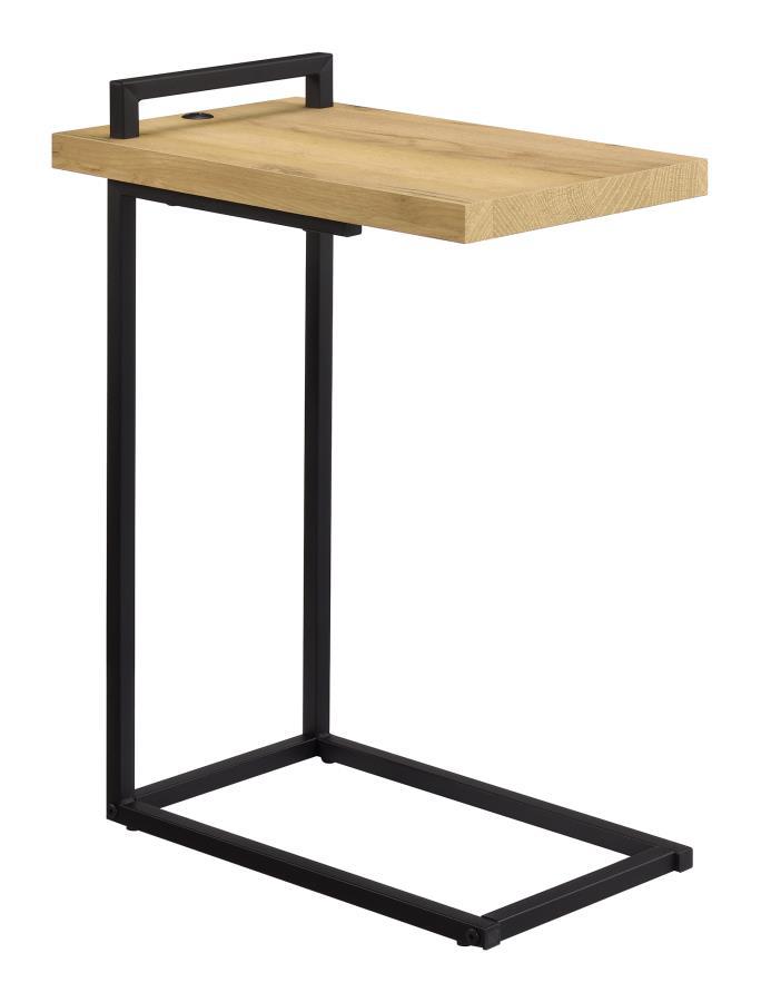 Coaster - Rectangular Top Accent Table with USB Port