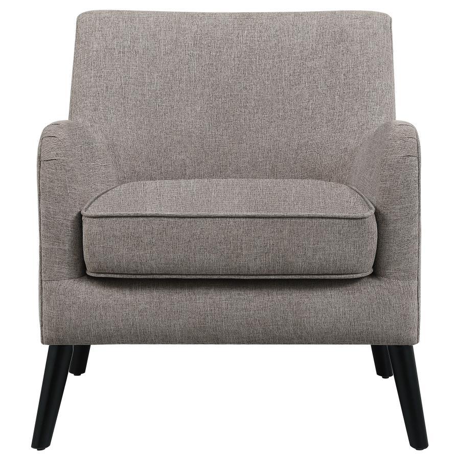 Charlie - Accent Chair With Angled Arms - Gray