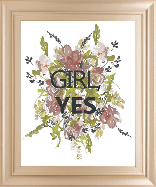 Empower Flowers II By Jennifer Goldberger 22x26 - Green