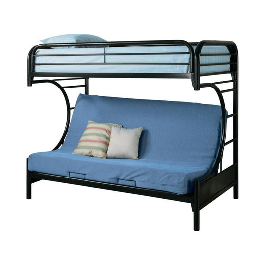 Montgomery - Twin over Futon Bunk Bed - Blue