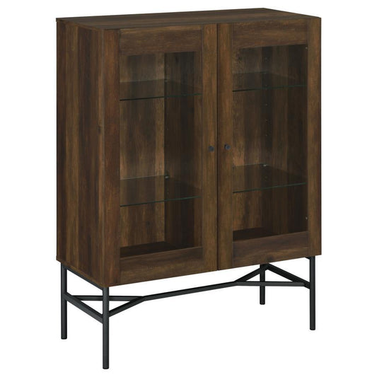 Bonilla - Accent Cabinet With Trestle Base - Brown