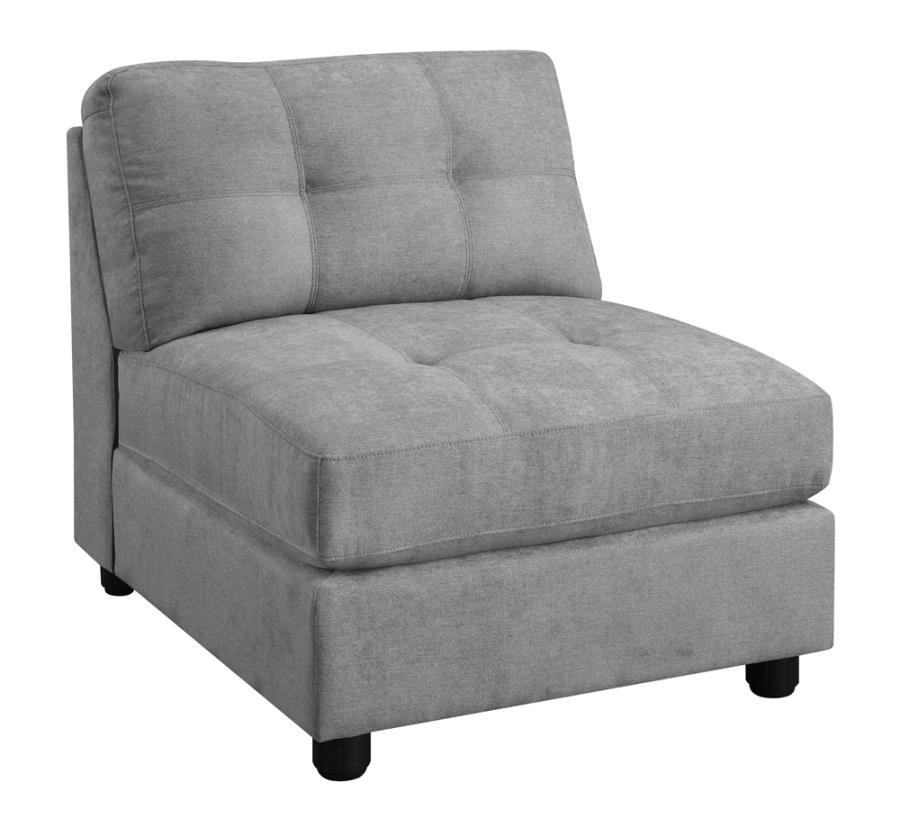 Claude - Armless Chair - Gray