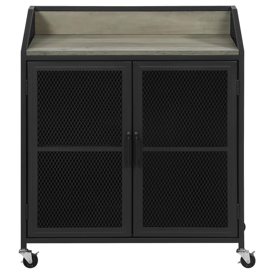 Arlette - Wine Cabinet - Dark Gray