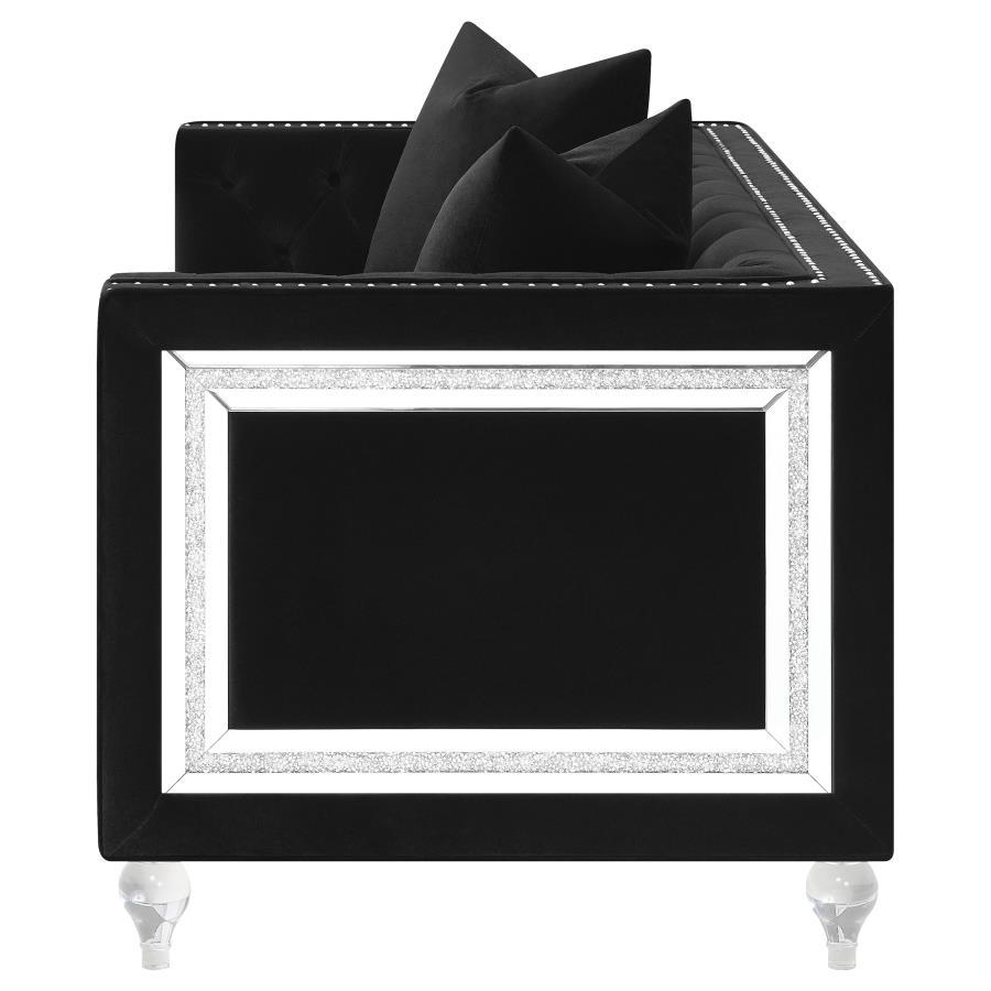 Delilah - Loveseat - Black