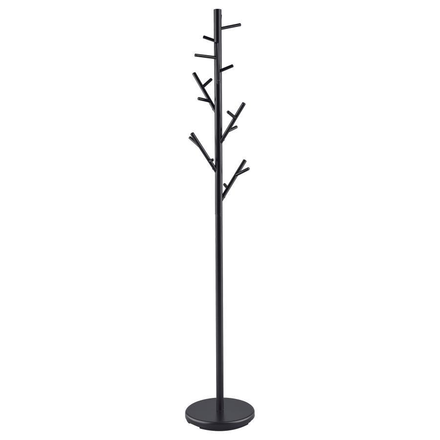 Clover - Coat Rack With 18 Hooks - Black