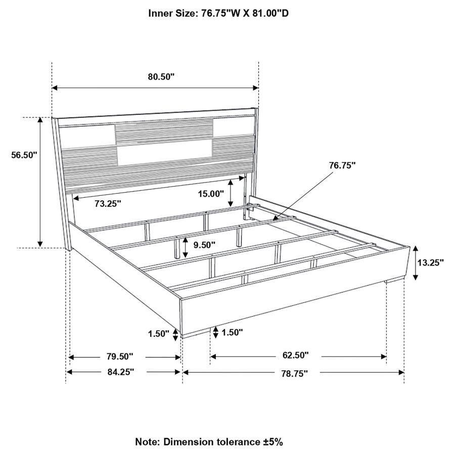 Coaster - Blacktoft Panel Bed