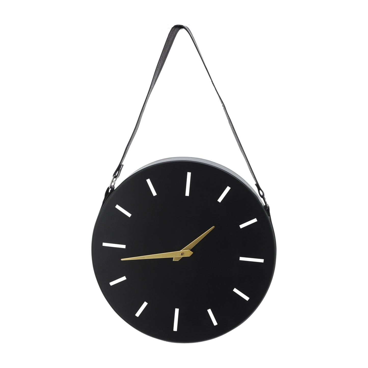 Metal Wall Clock 14" - Black