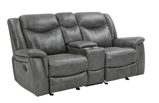 Conrad - Motion Loveseat - Gray