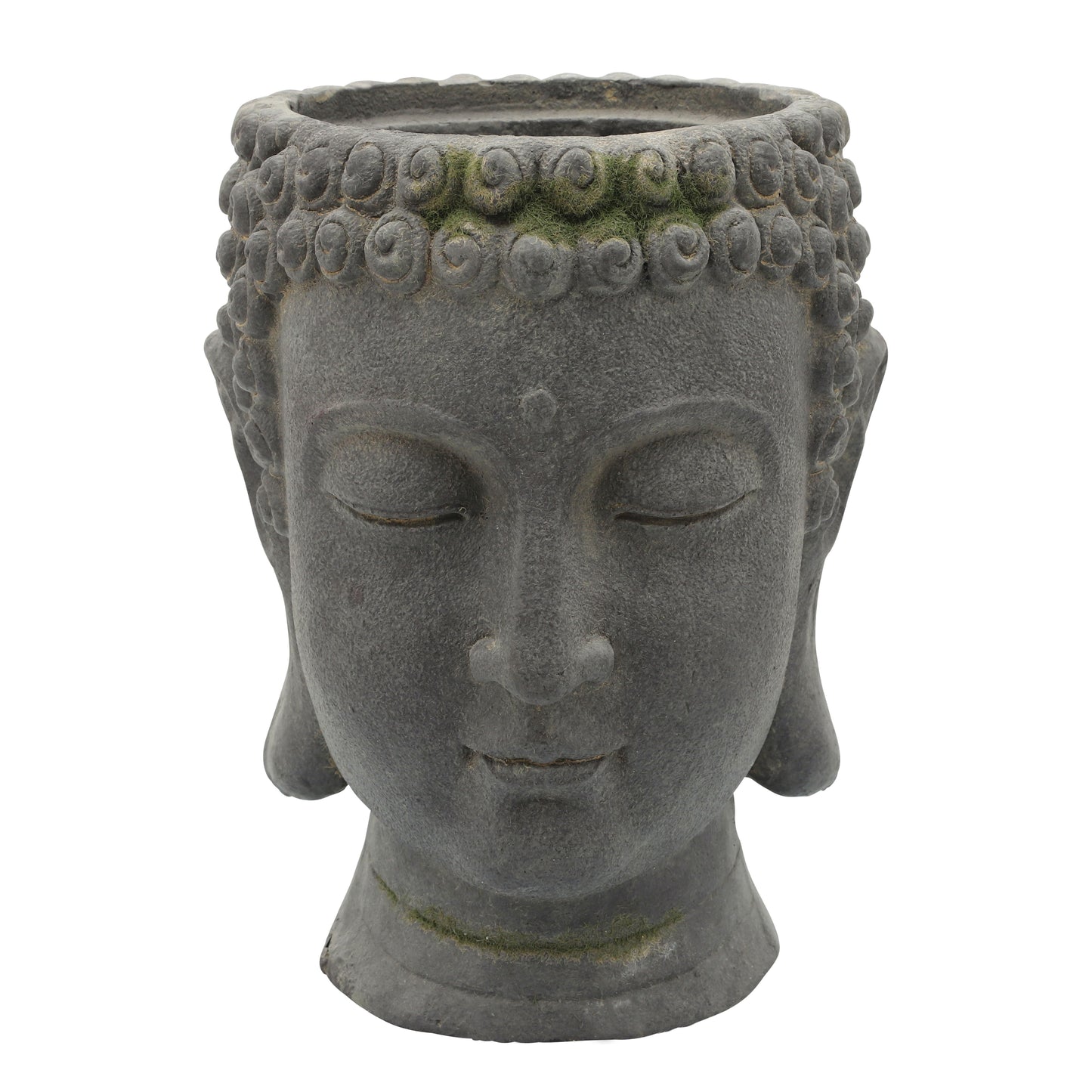 Buddha Head Planter - Black