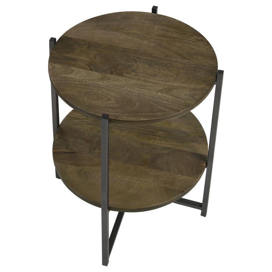 Axel - Open Airy Design Accent Table - Light Brown