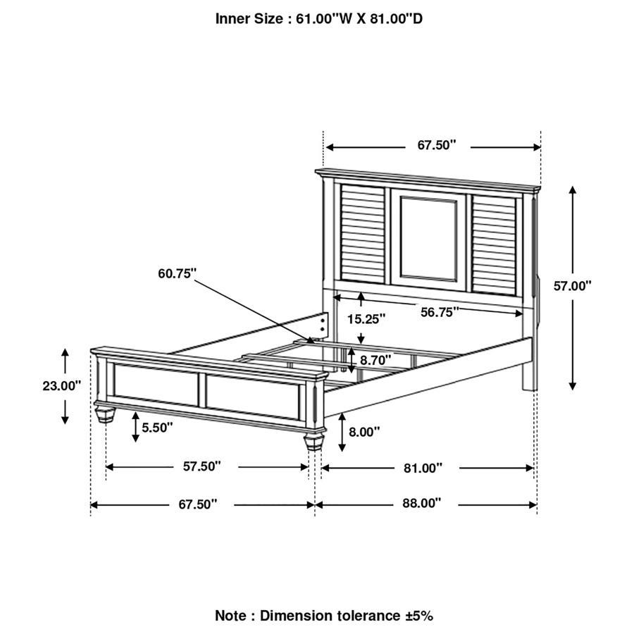 Franco - Panel Bed