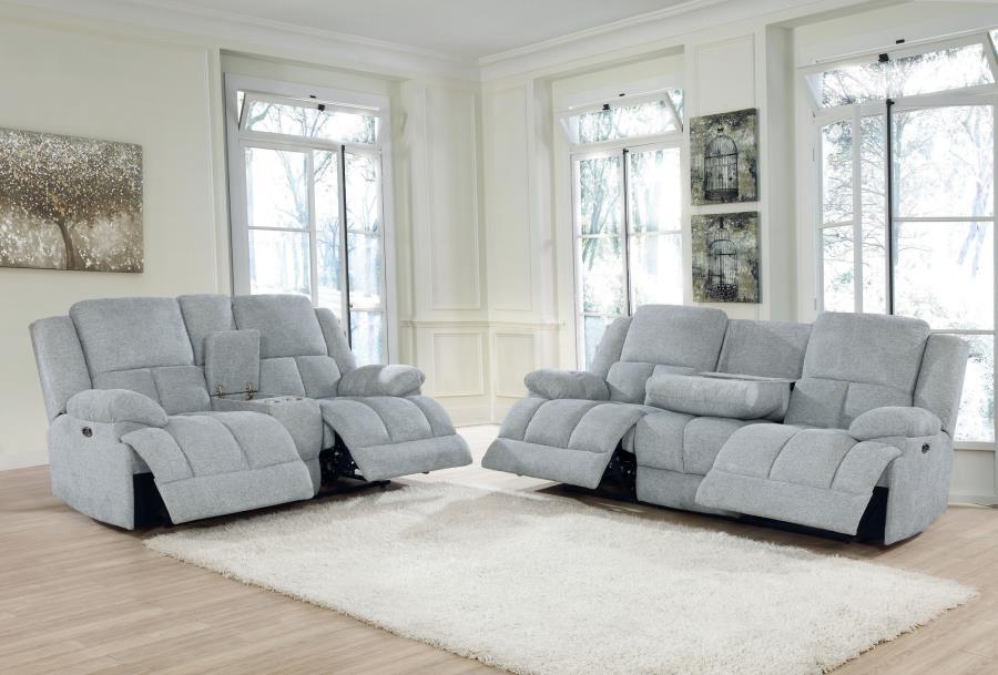 Waterbury - Pillow Top Arm Power Living Room Set