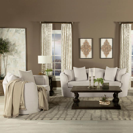 Kamilah - 2 Piece Living Room Set (Sofa And Loveseat) - Black