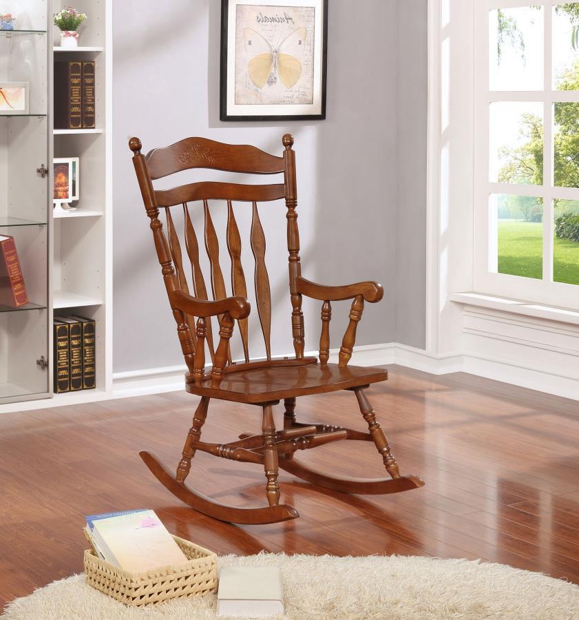 Aylin - Windsor Rocking Chair - Brown