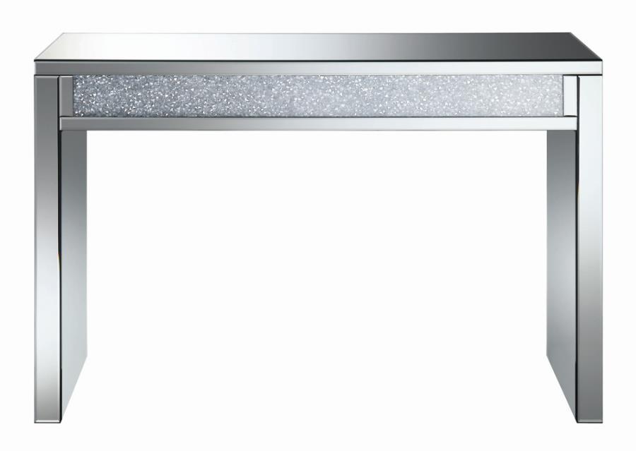 Gillian - Rectangular Sofa Table - Pearl Silver