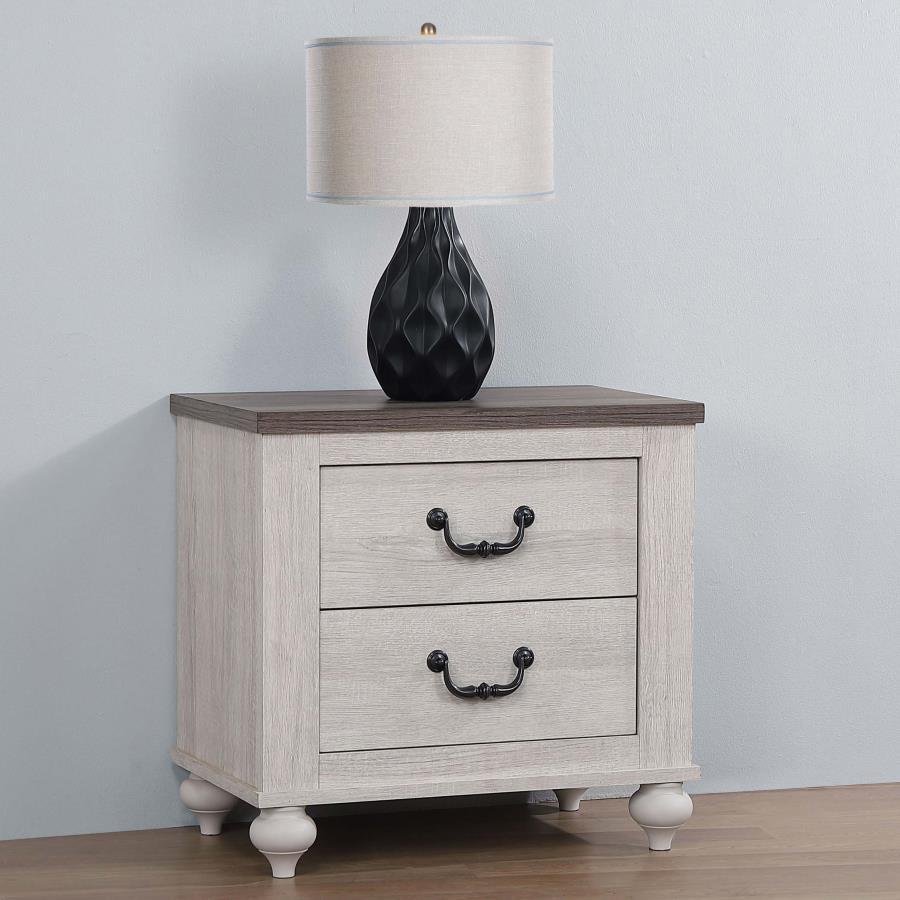 Stillwood - 2-Drawer Nightstand - White