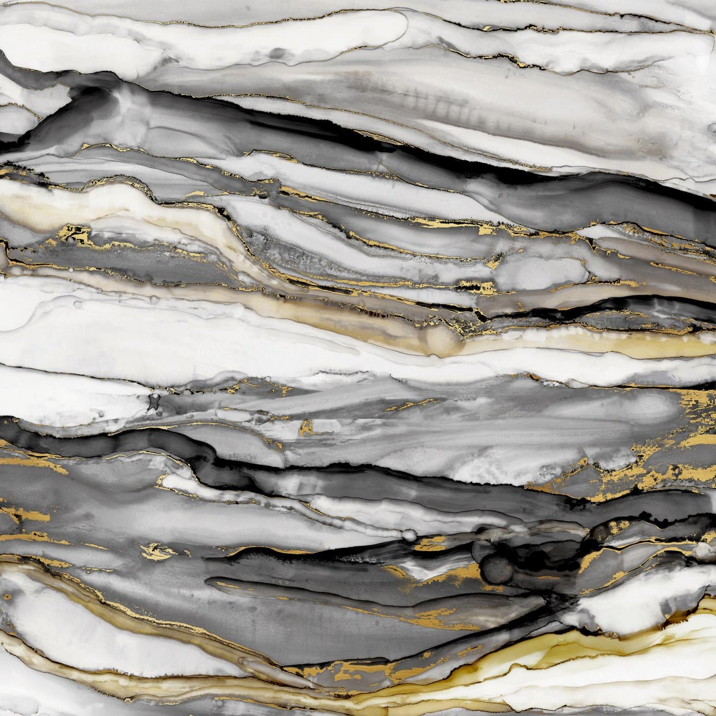 Small - Marbled Gold II By Carol Robinson