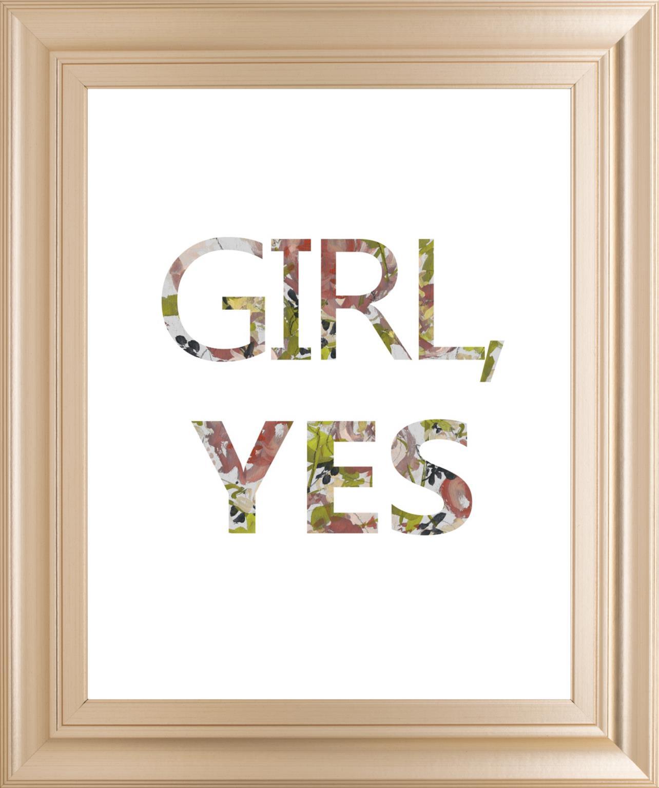 Empower Flowers IV By Jennifer Goldberger 22x26 - Pink