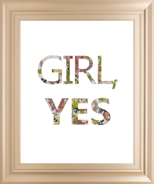 Empower Flowers IV By Jennifer Goldberger 22x26 - Pink