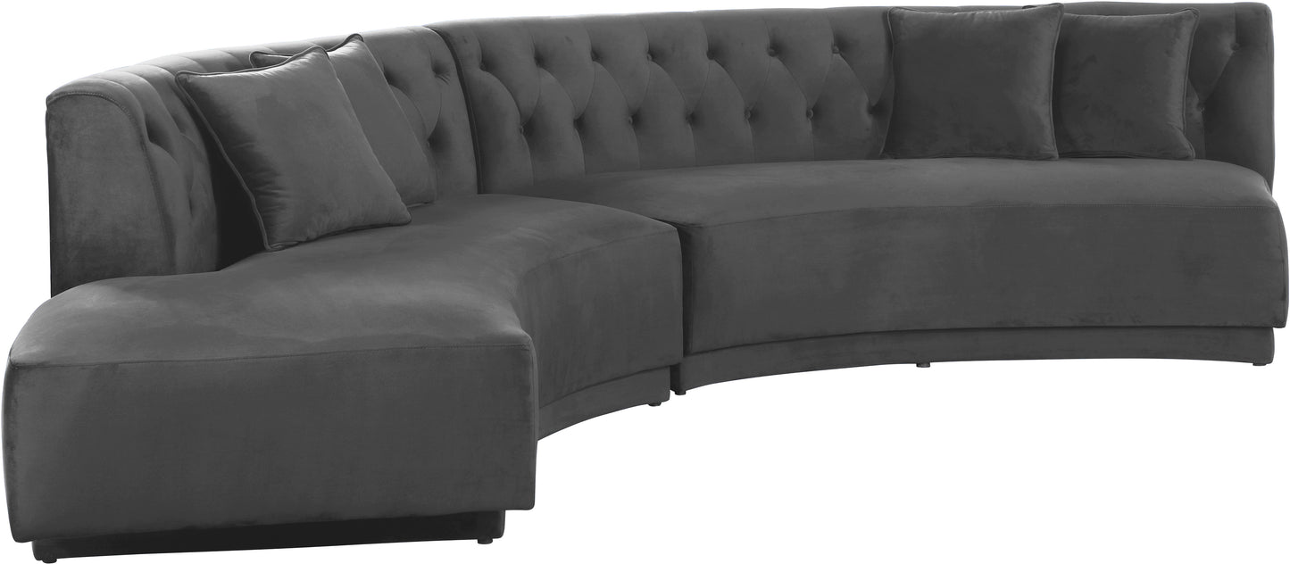 Barbie Velvet - 2 Piece Sectional