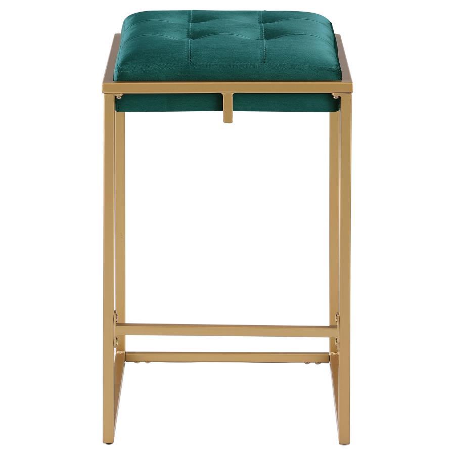 Nadia - Counter Height Stool (Set of 2) - Green