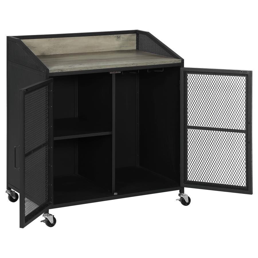 Arlette - Wine Cabinet - Dark Gray