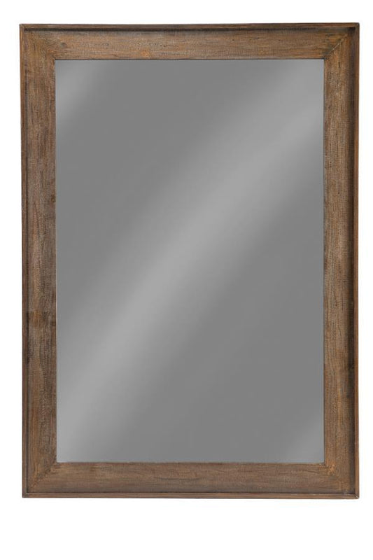 Odafin - Rectangle Floor Mirror - Light Brown