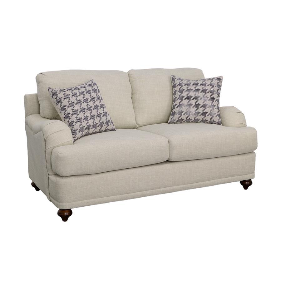 Gwen - Loveseat - White